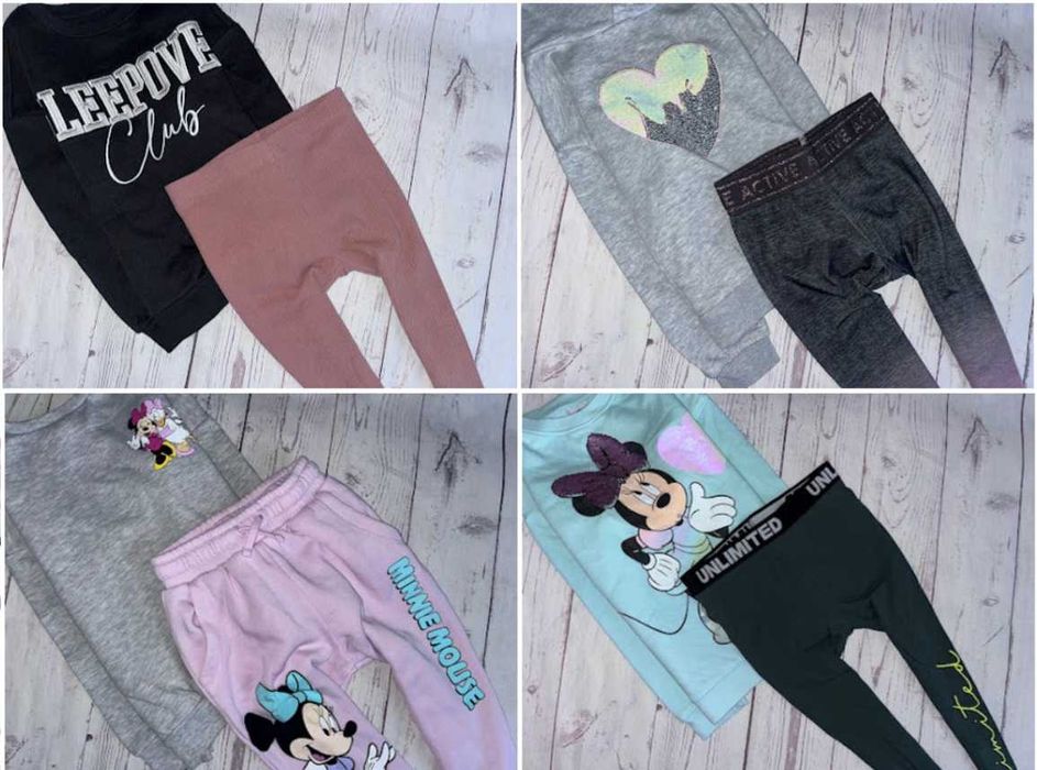 r.116-122 Mega Paka 59szt zestaw ubranek ubrań dla dziewczynki perełki