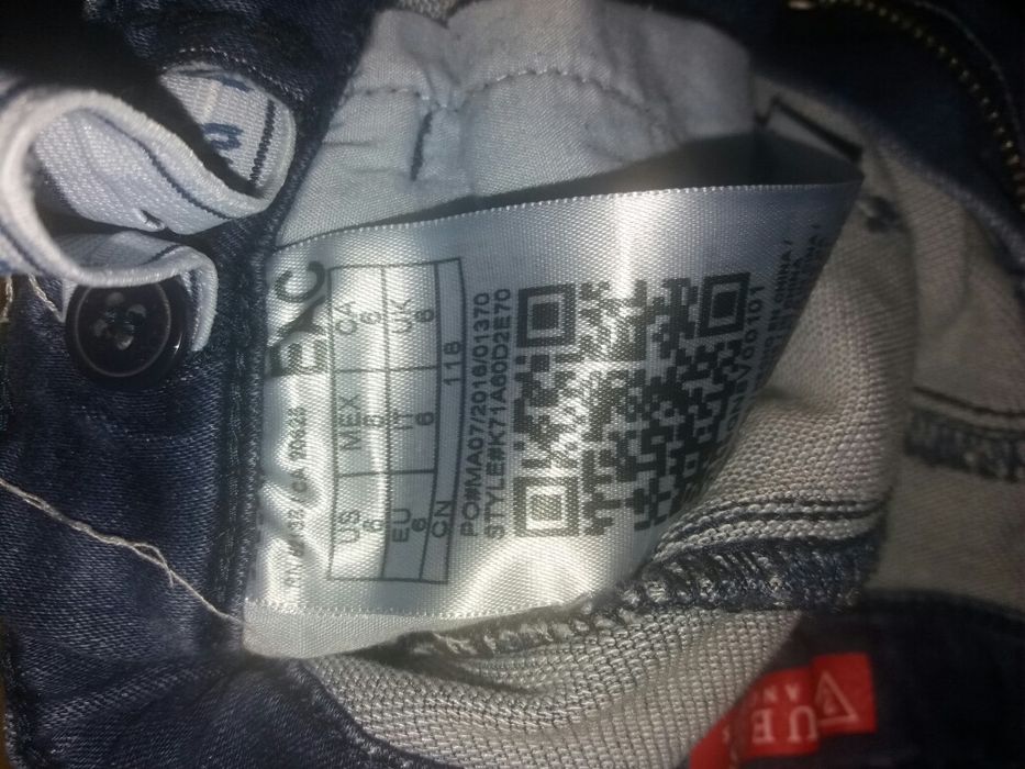 Jeansy Guess roz. 128 dla dziewczynki 6 lat