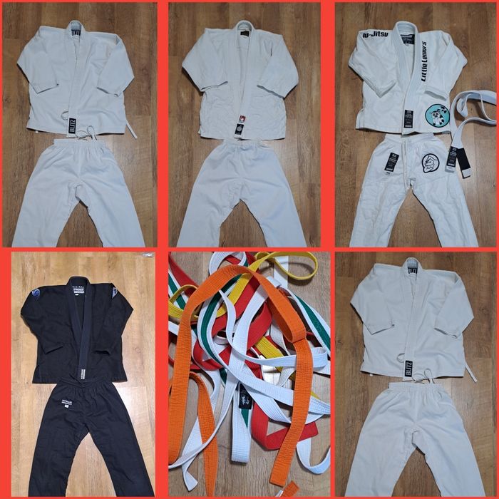 110-190 дзюдо,джиу,каратэ, айкидо, комплекты кимоно и отдельно