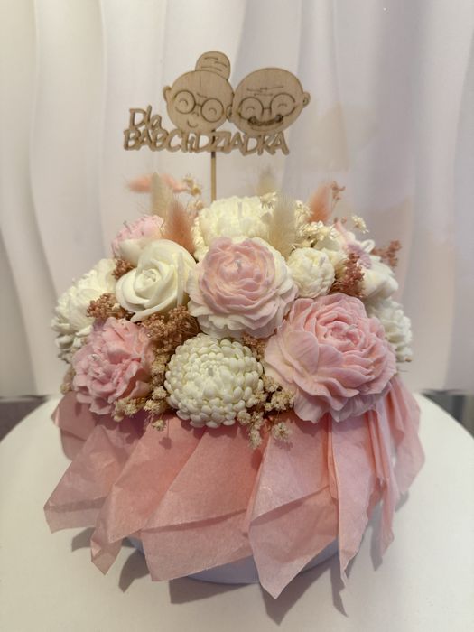 Flower boxy - bukiety ze świec sojowych