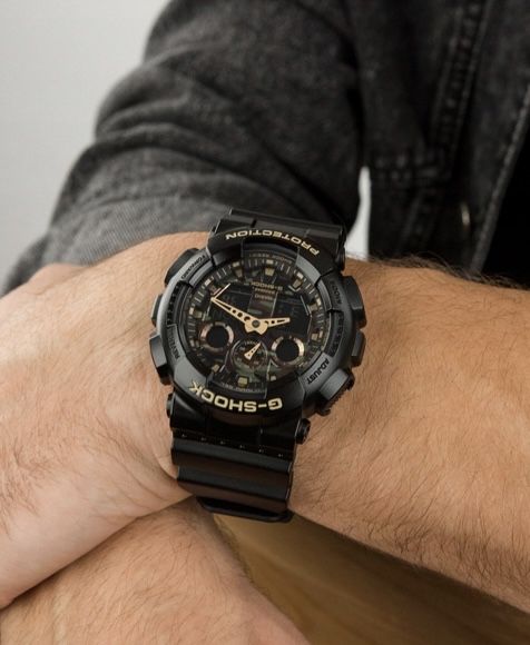 Casio  G Shock Ga 100 limitowana edycja moro wojskowy