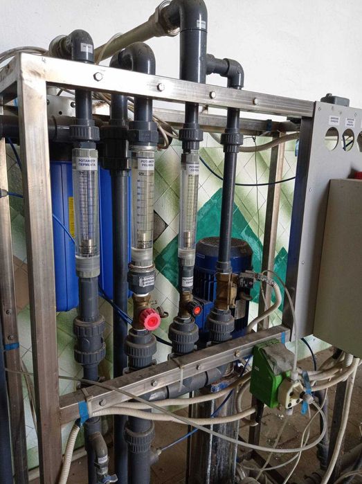 Промислова установка заворотного осмосу OS3030 б/у,  філтри для води