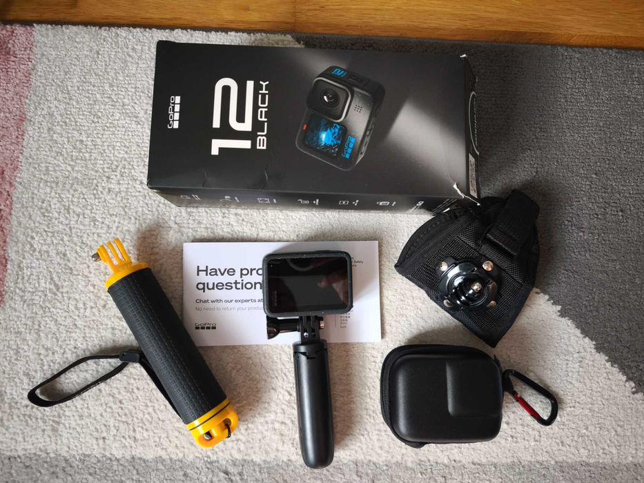 GoPro Hero 12 Black - com acessorios