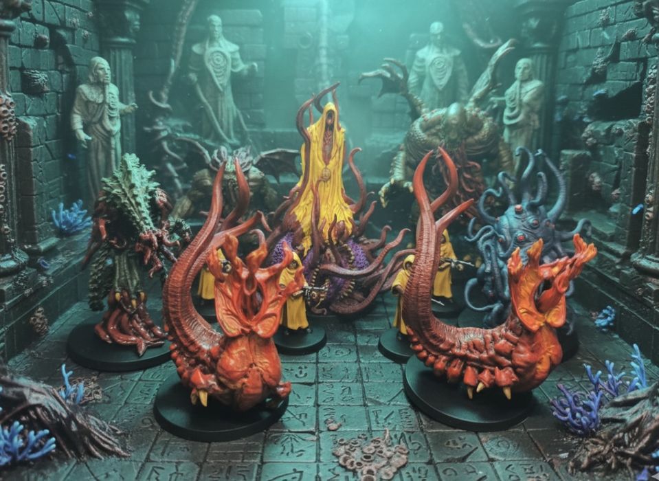 Cthulhu Death may die - pomalowane figurki