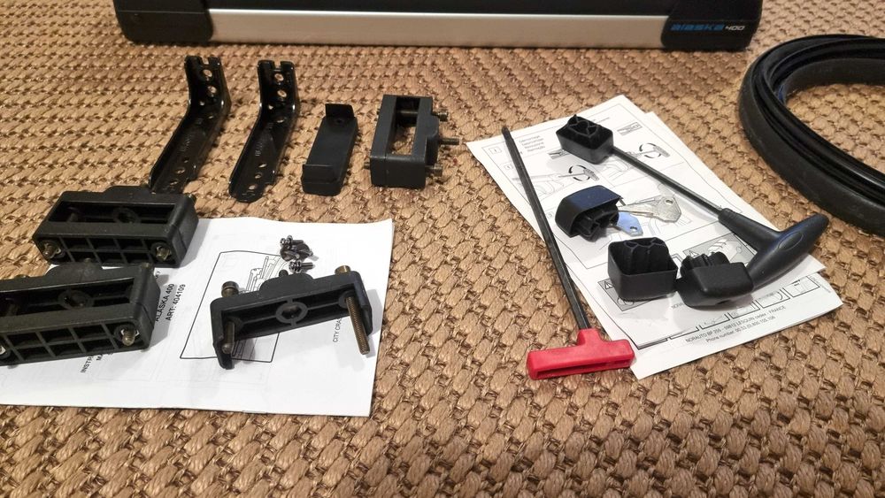 Bagażnik dachowy na narty/deski, uchwyt narciarki Norauto Alaska 400