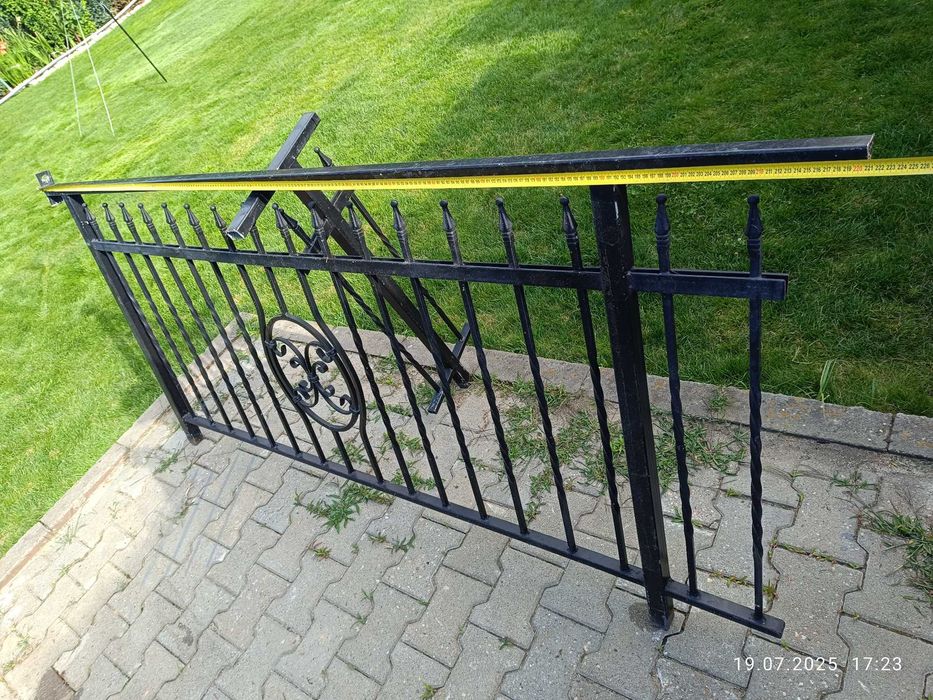 balustrada kuta, malowana proszkowo