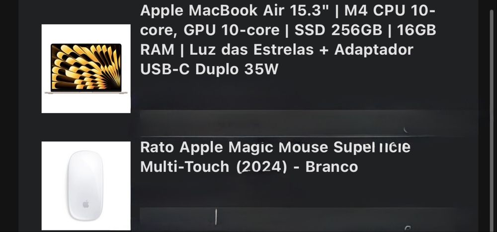 MacBook Air 15 M4 256GB