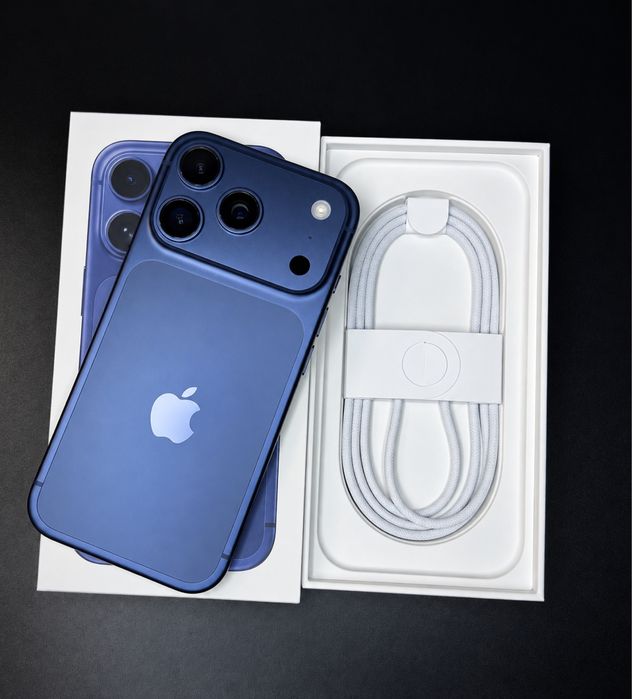iPhone 17 Pro 256 GB Deep Blue | Open Box | Gwarancja Apple | 0 cykli | ESIM