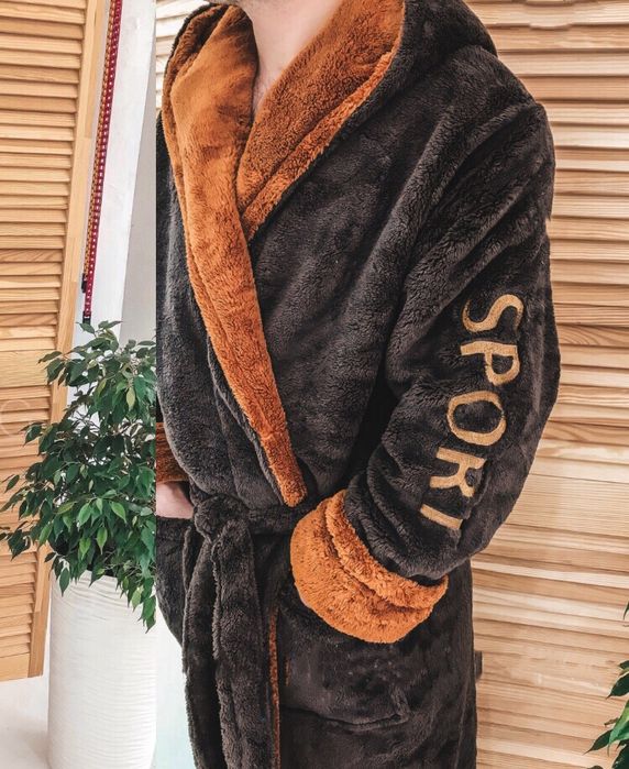 Мужские махровые халаты