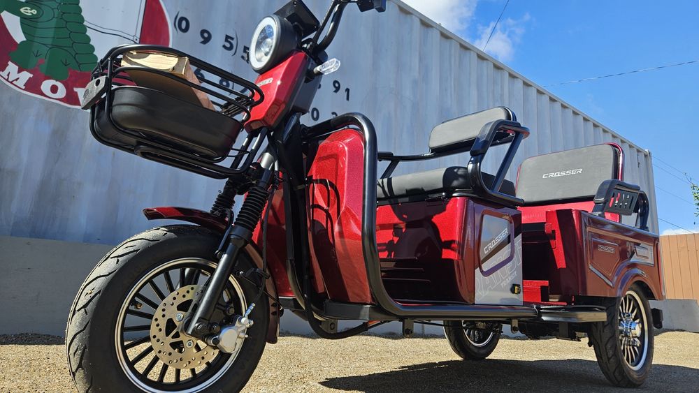 Crosser TR5 LFP АКБ 1500W-ЛІТІЙзалізофосфат ГАРАНТІЯ ! СЕРВІС!Відправка по Україні !кросер тр5 Трехколесный электроскутер тр1 тр5 кроссер crosser tr5