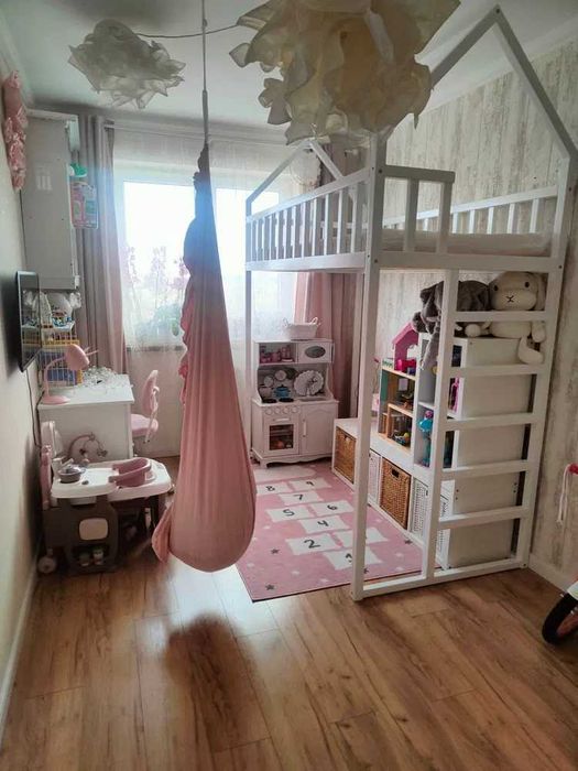 Łóżko antresola drewniana piętrowe domek