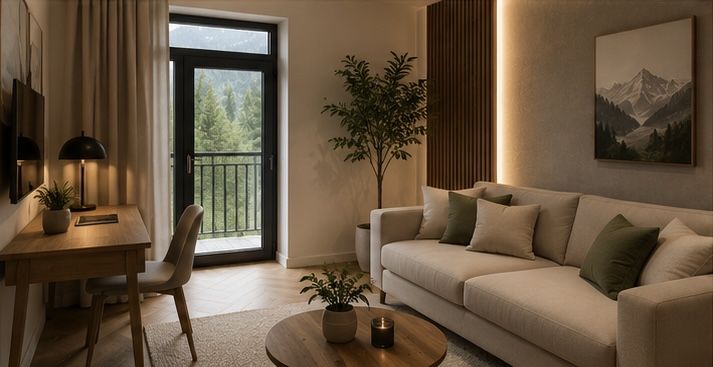 Apartament Premium Wisła 32m Beskidy Vistula z  Widokiem