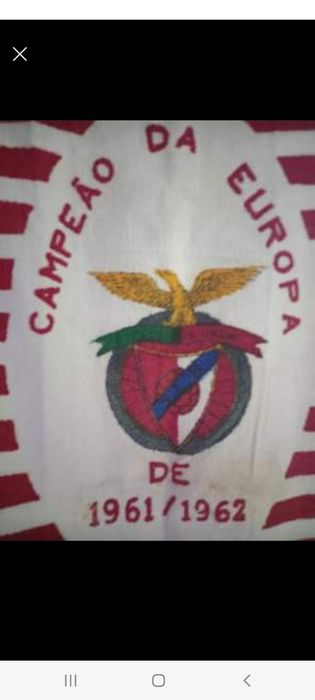 Toalha de praia do Benfica campeão 1961/62