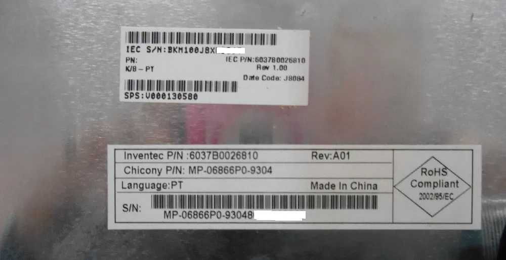 Teclado MP-06866P0-9304 - Usado