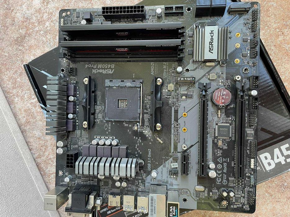 asrock b450m pro4 - купить комплектующие для ПК - Цена на OLX.ua