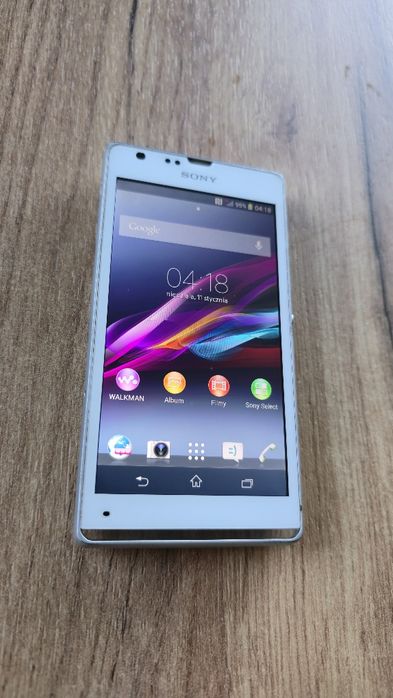 Smartfon Sony xperia SP biały + zestaw słuchawkowy MH410c