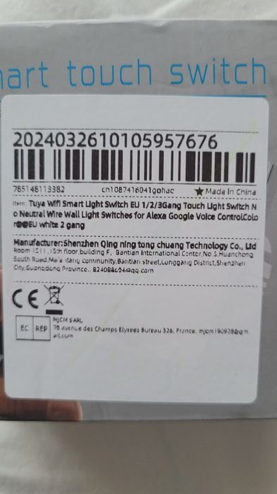 10x Tuya i Moes wifi smart light switch N - solo i dual