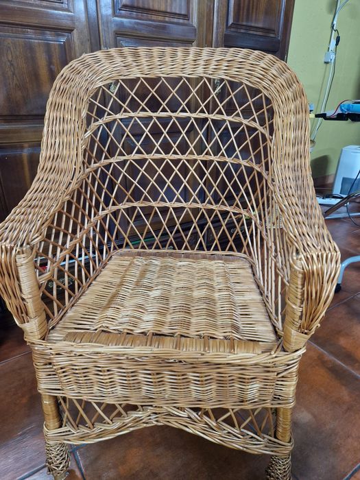 Conjunto sala/jardim em vime