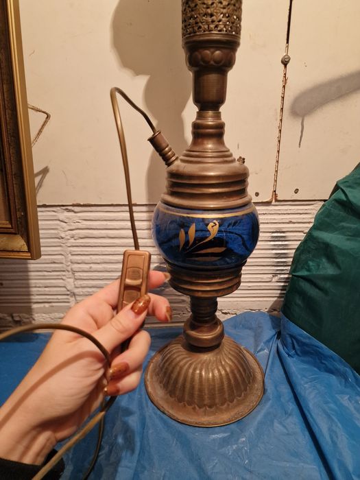 Lampa z shishy - handmade ;)