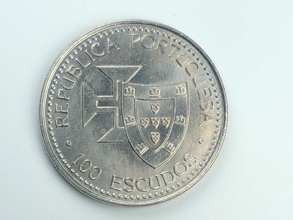 Portugal 1989 - 100 Escudos Cuproniquel - II Série dos Descobrimentos – À Conquista do Atlântico - Porto Santo e Madeira