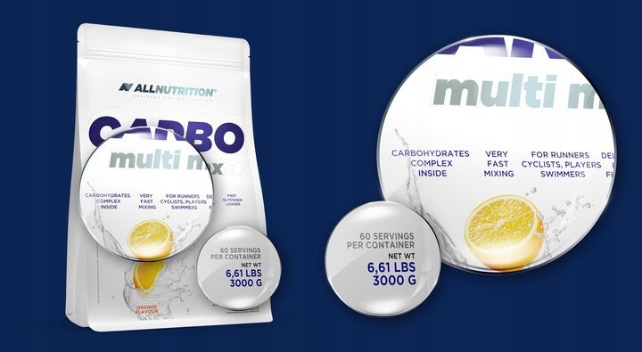 allnutrition carbo multi max 3000g pomarańcza węglowodany energia siła moc
