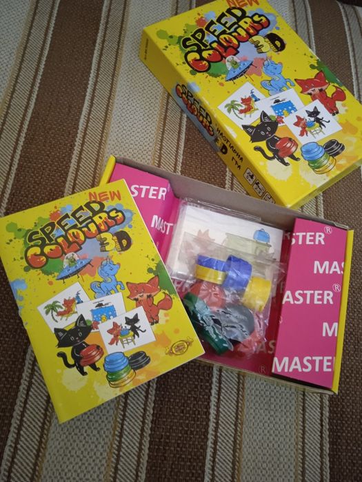 Настільна гра SPEED COLOURS 3D/детская настольная игра