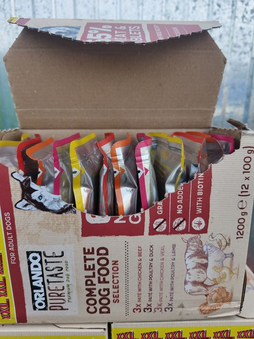 Saszetki Orlando pies PureeTaste 144x100g mix