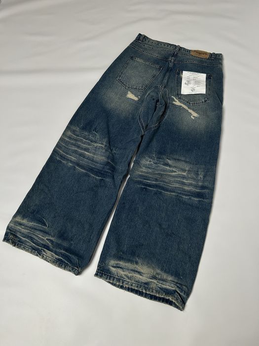 no faith studios jeans джинсы широкие архив рваные vetements
