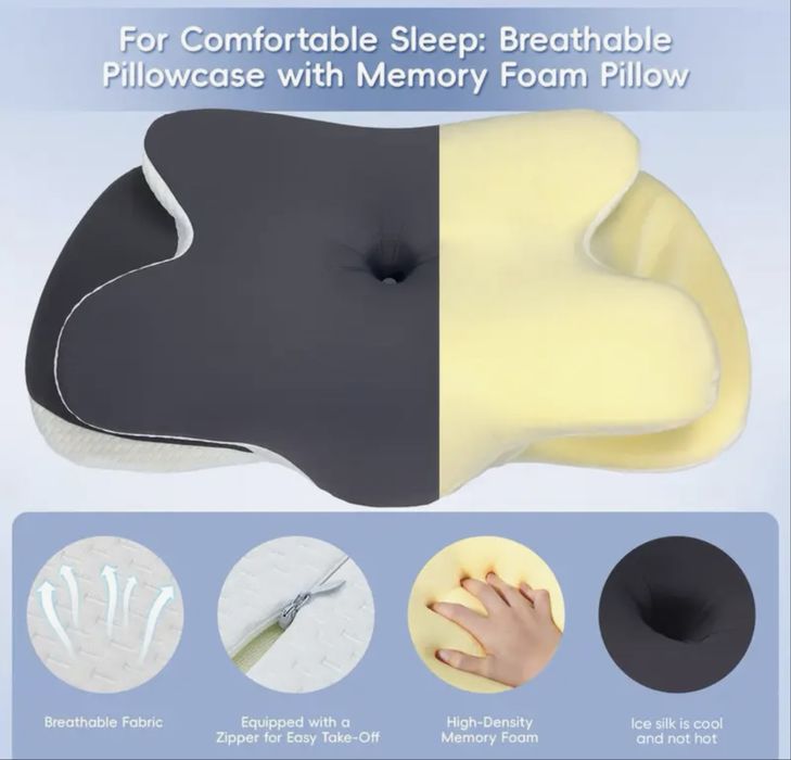 Ортопедична подушка метелик з ефектом памʼяті(Pulatree PP08)