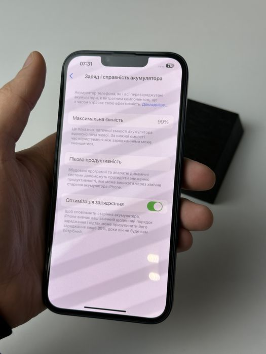 Айфон 13 128 гб чорний iPhone 13 128gb black