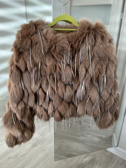 Futro Brązowe UNI Nowe