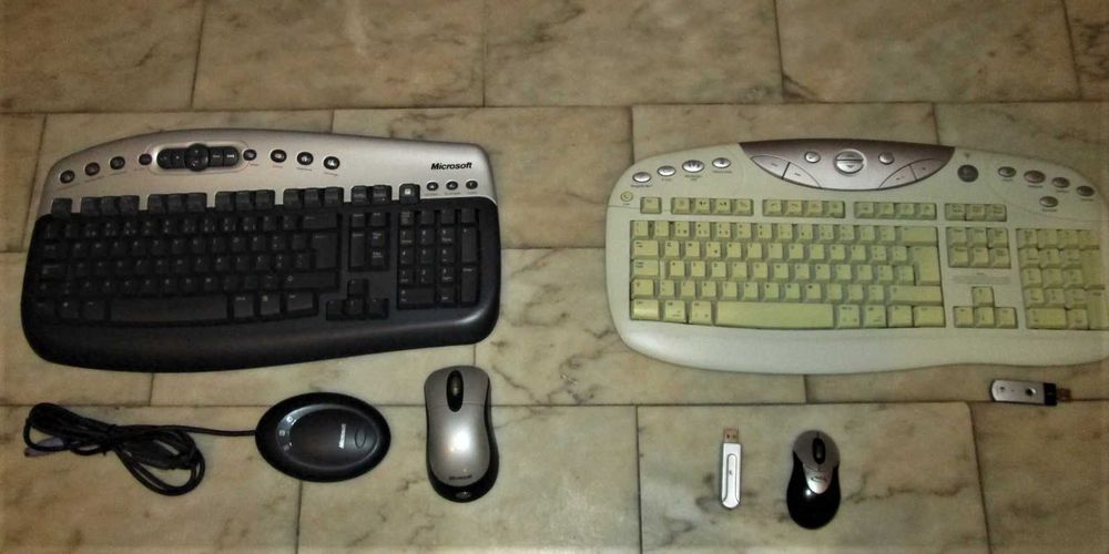 teclados com e sem fio /diversos