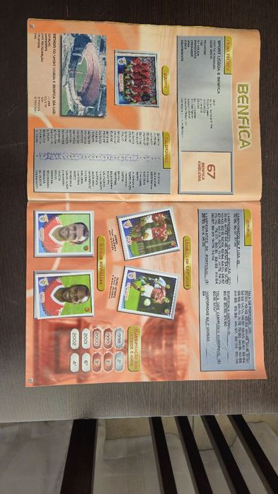 Cromo original Cristiano Ronaldo + Caderneta Panini 2002/2003.