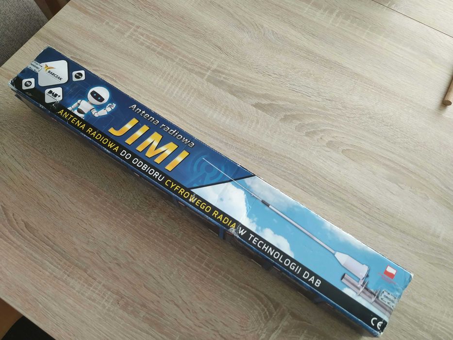 Mocna Antena zewnętrzna Barczak Jimi DAB 170-230 MHz do radia cyfrowego