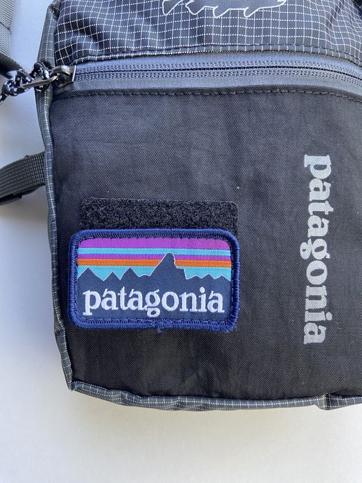 Сумка Patagonia месенджер бананка через плече патагонія + стікери