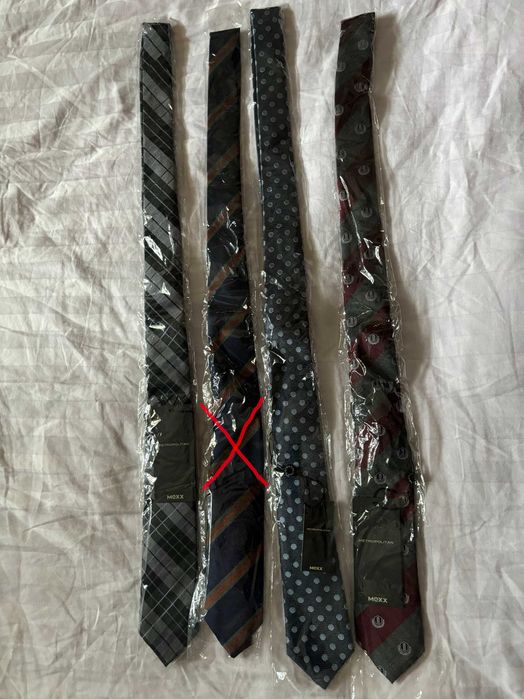 Фирменные новые шелк галстуки МЕХХ (100% шёлк) и бабочки МЕХХ