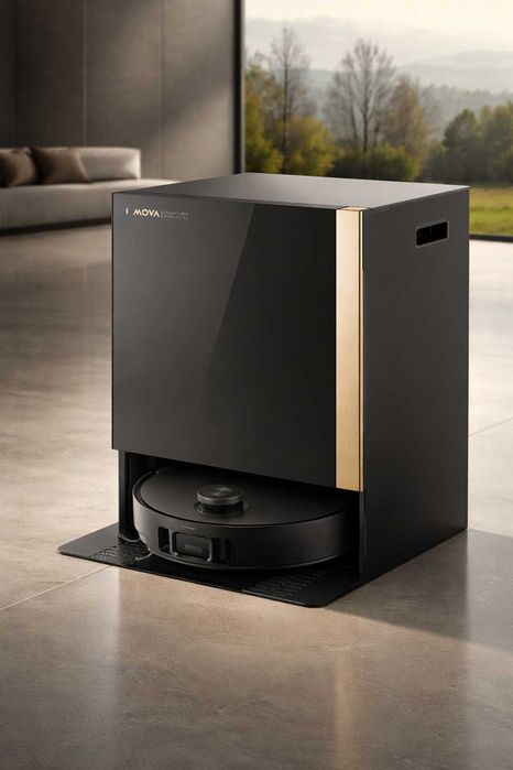 MOVA MOBIUS 60 Black – робот-пилосос з мийкою та базою самоочистки (преміум клас)