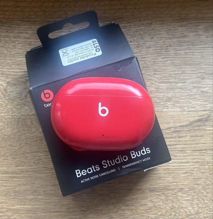 Słuchawki bezprzewodowe Beats Studio Buds Dokanałowe Czerwony