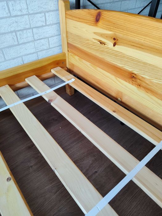 łożko pojedyńcze drewniane 90x200