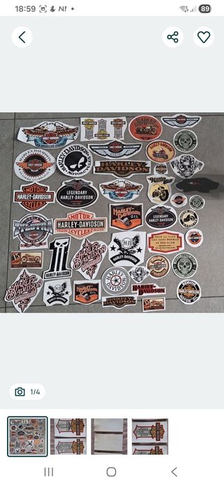 Naklejki Harley Davidson