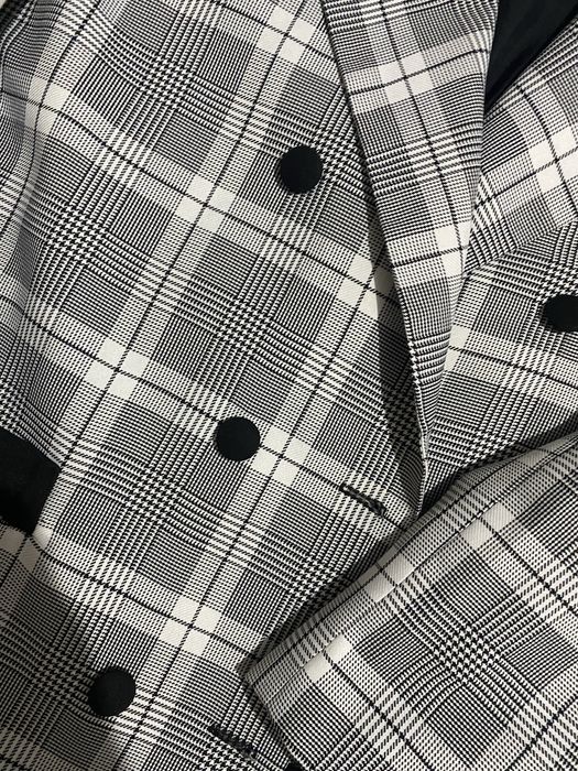 Пиджак в клетку большого размера, где-то 56