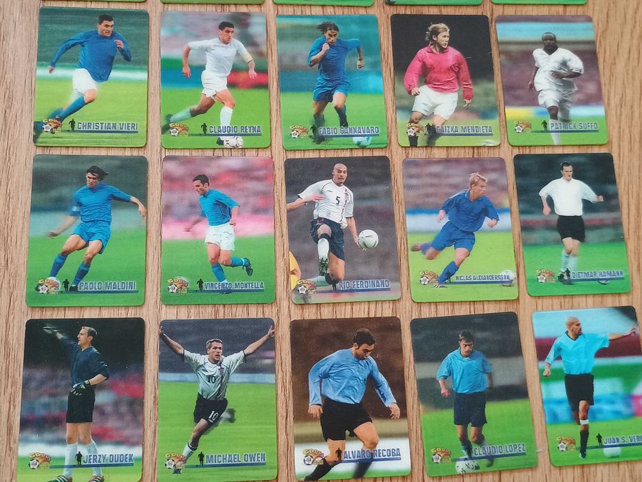 Karty Lay's Goool Club 2002 z piłkarzami 3D