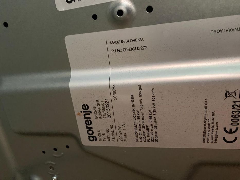 Варильна поверхня газова Gorenje GT642AB варочная поверхность