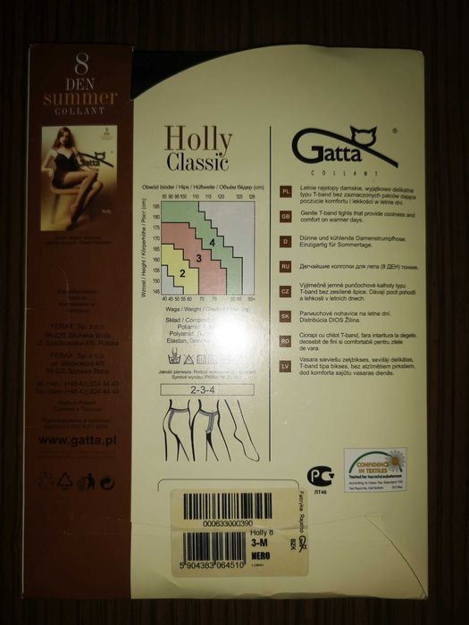 Zestaw 3 par rajstop 3-M + gratis