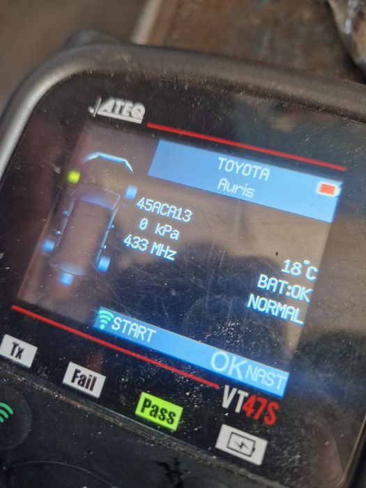 Programowanie i diagnoza czujników ciśnienia TPMS