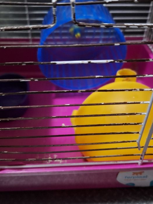 Duża piętrowa klatka z rurami +gratis