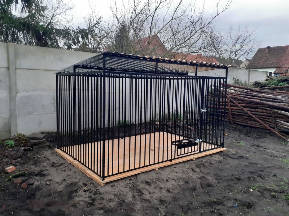 Kojce Boxy dla psów Spawane Transport Montaż
