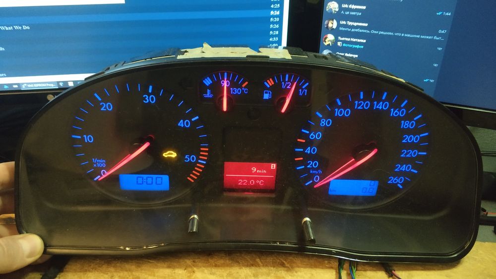 Панель приладів приборка щиток Passat B5 Golf4 Bora 99-2000