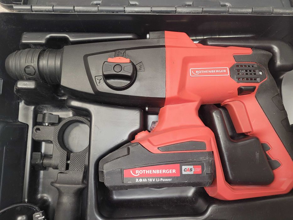 Rothenberger RO RH4000 - młotowiertarka aku 18v komplet jak nowa fv