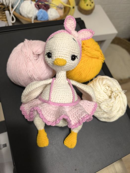 Amigurumi kaczuszka na szydełku